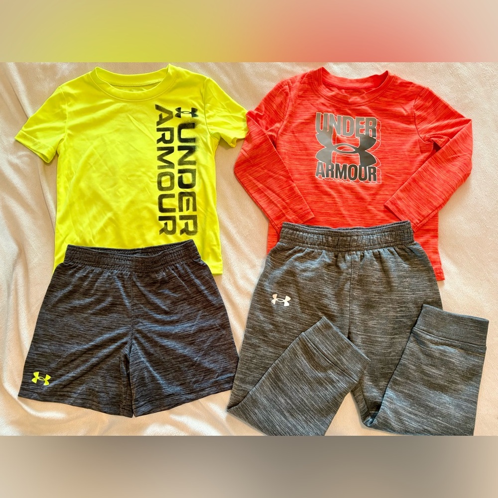 UNDER ARMOUR : Toddler Boy 3T 30pc Lot Shorts Shirts Activewear Bundle - Picture 6 of 16